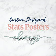 Load image into Gallery viewer, Custom Birthday Stats Poster