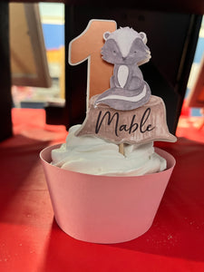 Woodland Cupcake Toppers