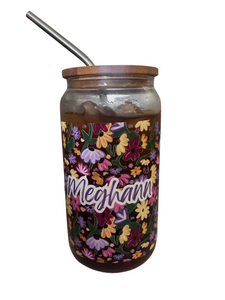 Surprise song Piano Flowers Glass Tumbler