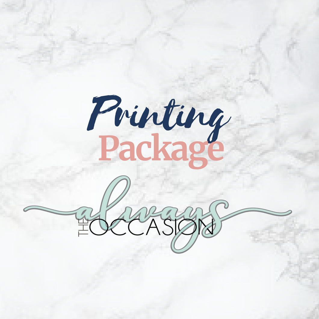 Wedding invitation printing and asembling