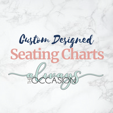 Load image into Gallery viewer, Custom Designed Seating Chart Poster