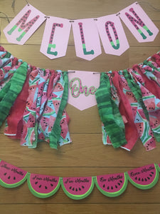Watermelon Fabric Banner