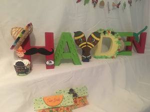 Fiesta Stand Up Letter