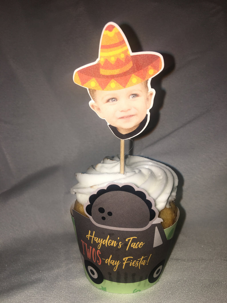 Fiesta Cake or Cupcake Topper