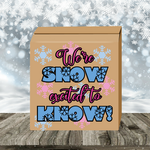 We're Snow Excited to Know! Gender Reveal Box