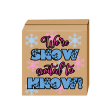 Load image into Gallery viewer, We&#39;re Snow Excited to Know! Gender Reveal Box