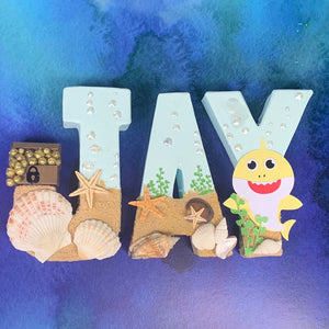 Under the Sea Stand up letters