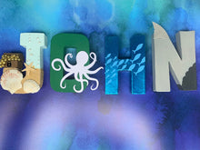 Load image into Gallery viewer, Under the Sea Stand up letters