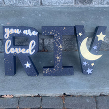 Load image into Gallery viewer, Night Sky Stand Up Letters