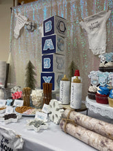 Load image into Gallery viewer, Cold outside Baby Shower Block Centerpiece