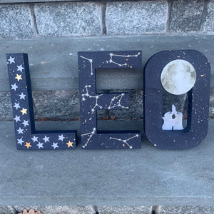 Night Sky Stand Up Letters