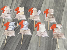 Load image into Gallery viewer, Woodland Cupcake Toppers