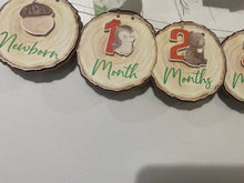 Load image into Gallery viewer, Wild one woodland Milestone Banner