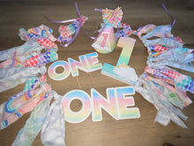 Load image into Gallery viewer, Pastel Rainbow Fabric Banner