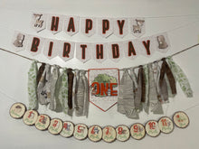 Load image into Gallery viewer, Wild one woodland Milestone Banner