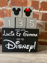 Load image into Gallery viewer, Disney trip countdown block sets