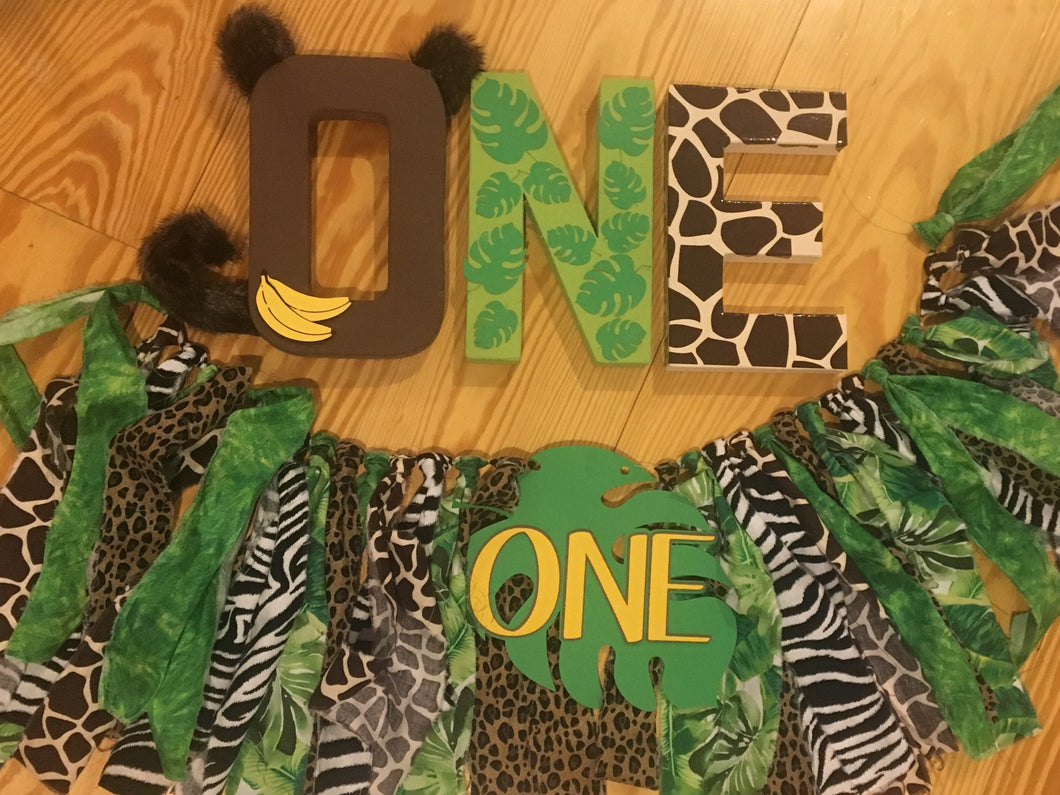 Wild Safari Fabric Banner