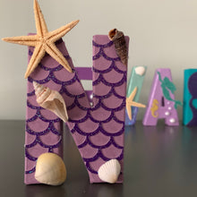 Load image into Gallery viewer, Mermaid Theme Stand Up Letters
