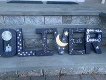 Load image into Gallery viewer, Night Sky Stand Up Letters