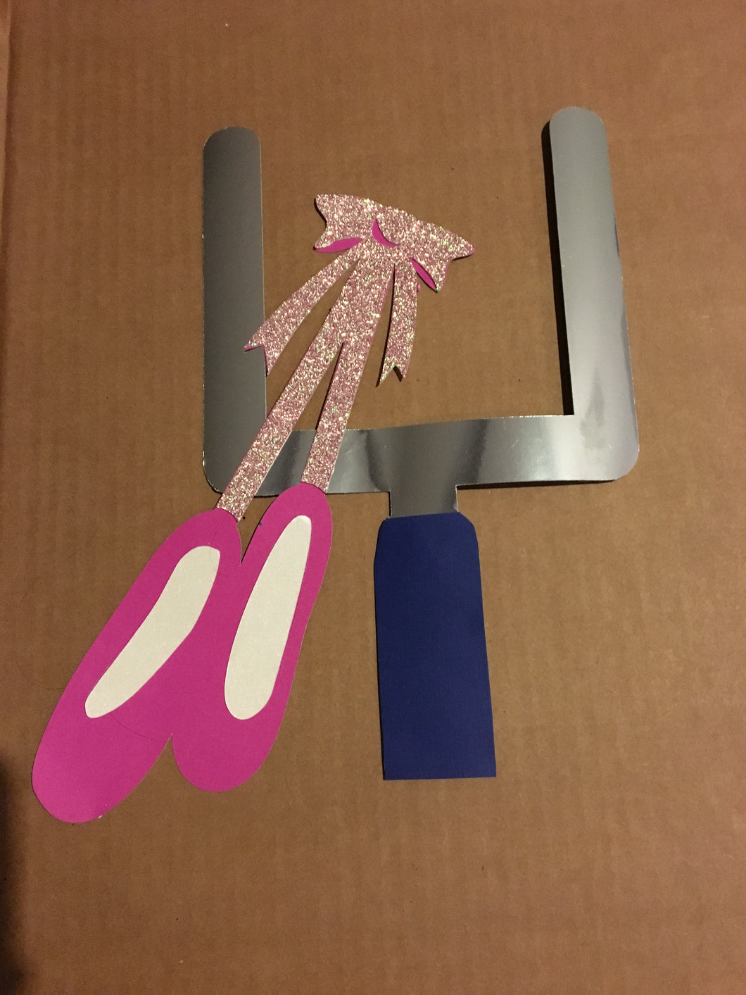 Touchdowns or Tutus Cake or Cupcake Toppers