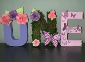 Garden Floral Stand Up Letters