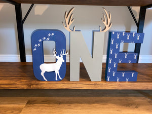 Hunting theme Stand Up Letter