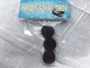 Hat Trick Pucks Bag Toppers