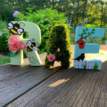 Load image into Gallery viewer, Garden Floral Stand Up Letters